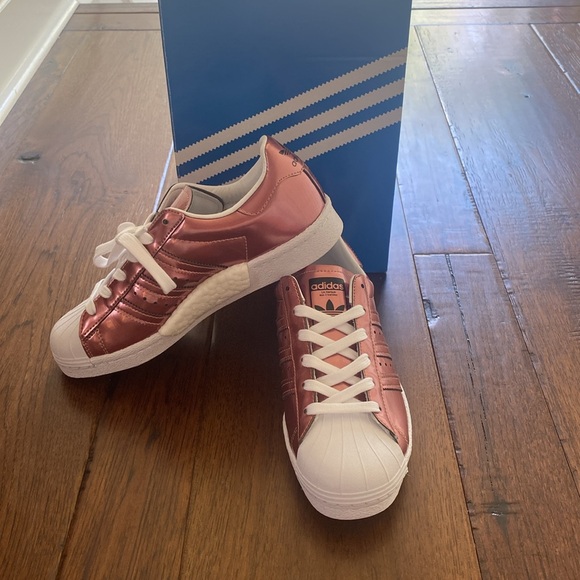 Wmns Adidas Superstar Boost 'Copper Metallic' - Picture 2 of 7